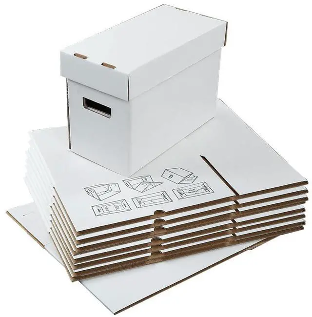 Main image of Comic Books Storage Boxes Short Holds 150-175 Stackable Durable Archive 10 piece