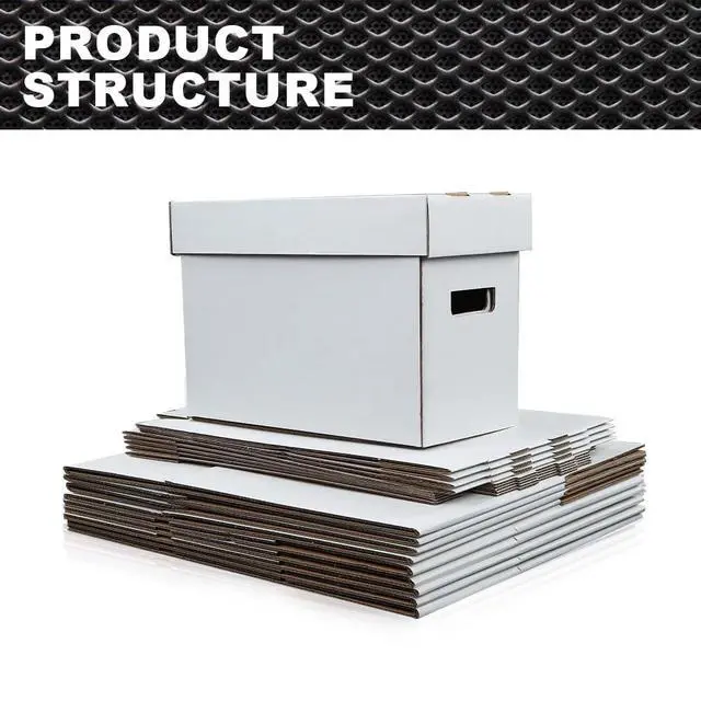 Alt view image 2 of 7 - Comic Books Storage Boxes Short Holds 150-175 Stackable Durable Archive 10 piece