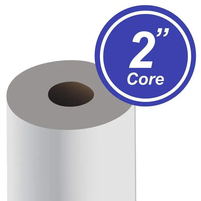 Alt view image 2 of 5 - Wide Format Paper 42" x 150' High Resolution Ink Jet Media Coated Bond Rolls 96 Bright with 2" core For Aqueous and Latex Printers. 1 Roll per Carton 24 LB
