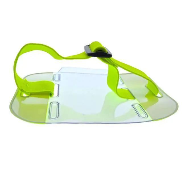 Alt view image 6 of 6 - 20 Pack - High Visibility Bright Neon Armband ID Card Badge Holders - Secure Top Loading with Adjustable Elastic Band - HI VIS Arm Bands for Work or Ski Passes by (Orange/Yellow)