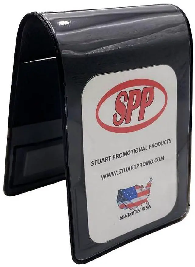 Main image of 50 Pack Magnetic Card Holder. A top Slit on Each Side for Duel Cards. Fits Easily Over Your Belt or Shirt Pocket. Lightweight. Fits 2 1/2" x 3 3/4" ID Cards. Made in Brooksville Florida USA