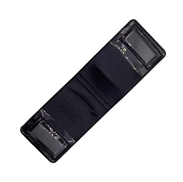 Alt view image 3 of 7 - 50 Pack Magnetic Card Holder. A top Slit on Each Side for Duel Cards. Fits Easily Over Your Belt or Shirt Pocket. Lightweight. Fits 2 1/2" x 3 3/4" ID Cards. Made in Brooksville Florida USA