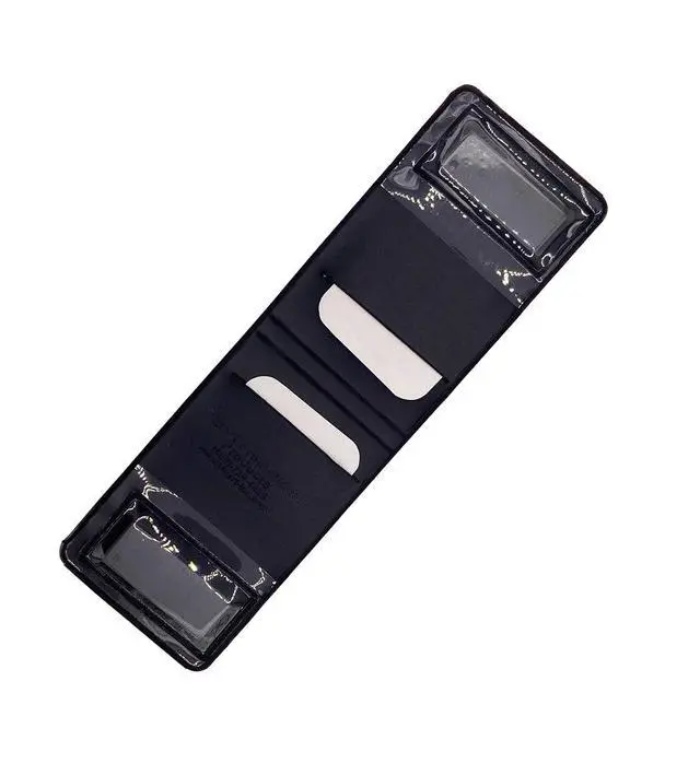 Alt view image 2 of 7 - 50 Pack Magnetic Card Holder. A top Slit on Each Side for Duel Cards. Fits Easily Over Your Belt or Shirt Pocket. Lightweight. Fits 2 1/2" x 3 3/4" ID Cards. Made in Brooksville Florida USA