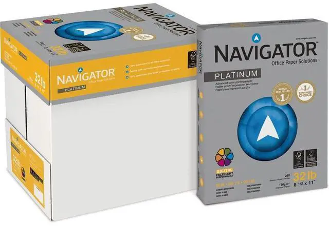 Main image of amp;reg; Platinum Office Paper, 99 Brightness, 32lb, Letter, White, 2,000 Sheets