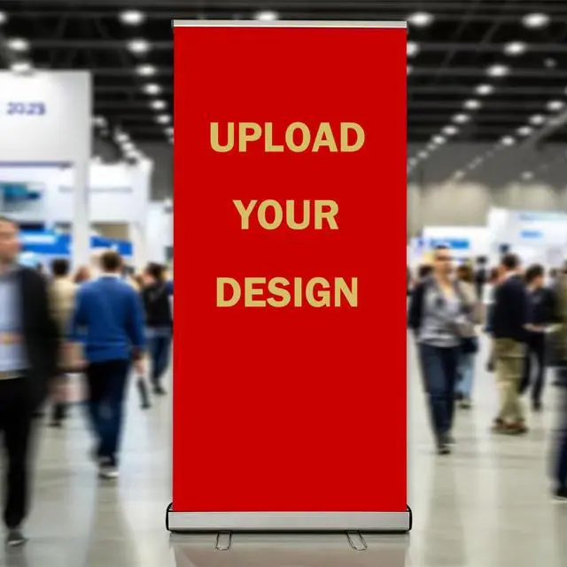 Alt view image 7 of 7 - Custom Retractable Bannerwith Heavy Duty Frame and Travel case Anti-curl fabricfor Business, Advertising, Events MADE IN USA (31.5" x 80")