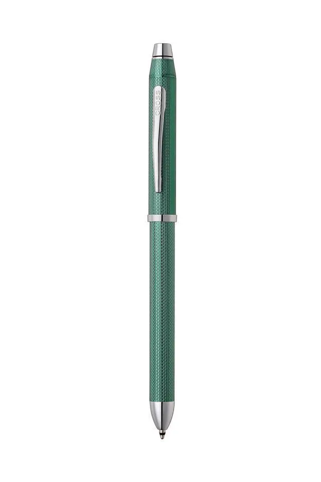 Alt view image 5 of 5 - Tech3+ Refillable Multi-Function Ballpoint Pen with Stylus, Medium Ballpen (Black and Red Ink) and Pencil, in one sleek writing instrument.Includes Luxury Gift Box - Translucent Green Barrel