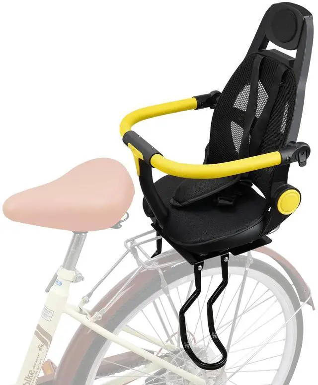 Main image of Rear Child Bike Seat, Kids Bicycle Back Seat Safe Rear Mount Child Bike Seat Fits All Bicycle Rear Frames, for 2-5 Years Old, 60lbs