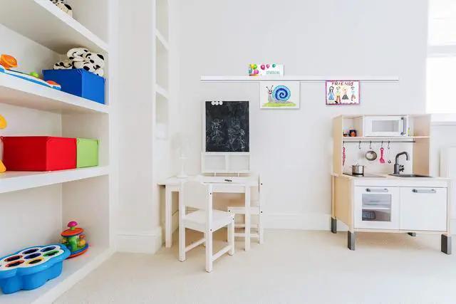 Alt view image 4 of 4 - STAS Papergrip - Hanging Pictures Without Nails - Artwork Display - Paper/Magazine Holder for Wall - White Bulletin Bar 59 inch (150cm) - Photo Rail System Kids Art Display for Wall