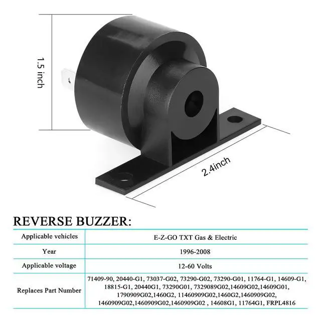 Alt view image 5 of 7 - Golf Cart Forward Reverse Switch Assembly for Electric Golf Cart EZGO TXT (1994 Up) Replaces Part 70578G01, 70578G02, 73036G01