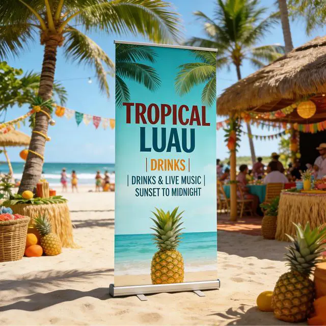 Alt view image 7 of 7 - Custom Retractable Banner with Stand, Personalized Roll Up Banner, Full Color Pop Up Display Sign with Travel Bag for Events, Promotion & Advertising (style 1)
