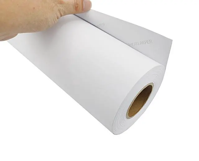 Alt view image 7 of 7 - ® 2' X 98' Inject Paper Roll Self Adhesive Photo Paper Peel And Stick Matte Printable Adhesive Paper Roll 24 Inch x 1180 Inch Inkjet 2inCore 15321-2X98'-NF