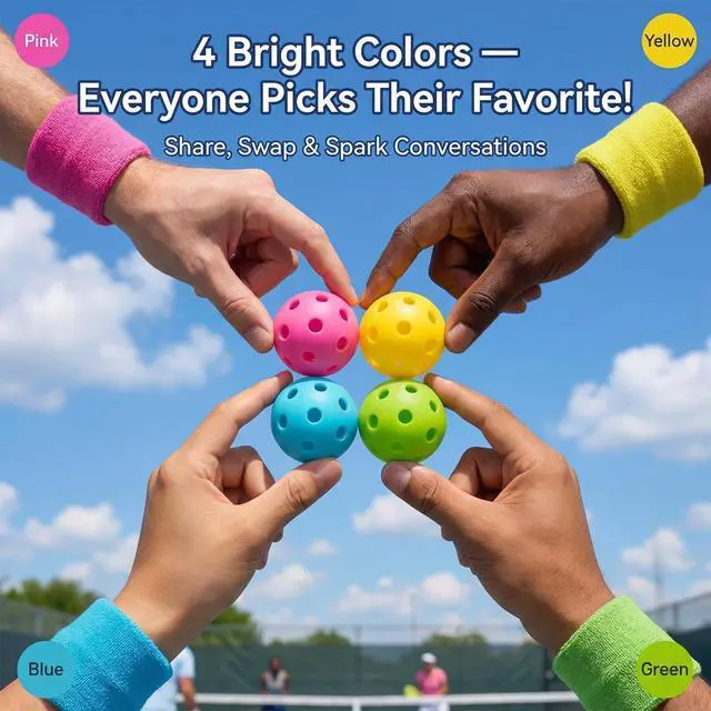 Alt view image 7 of 7 - Pickleball Keychain Set 8/16/24/48 Pack - Fun Unique Gifts for Women Men & Lovers - Bulk Team Accessories Party Favors