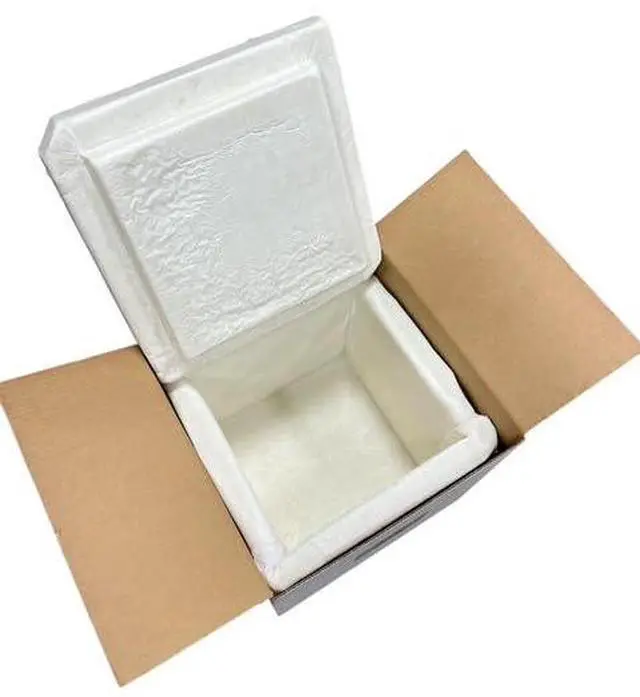 Alt view image 2 of 4 - UN18A Thermo Chill Insulated Carton with Foam Shipper - 18" x 18" x 18" Outer Dimensions - 14" x 14" x 12.5" Inner Dimensions