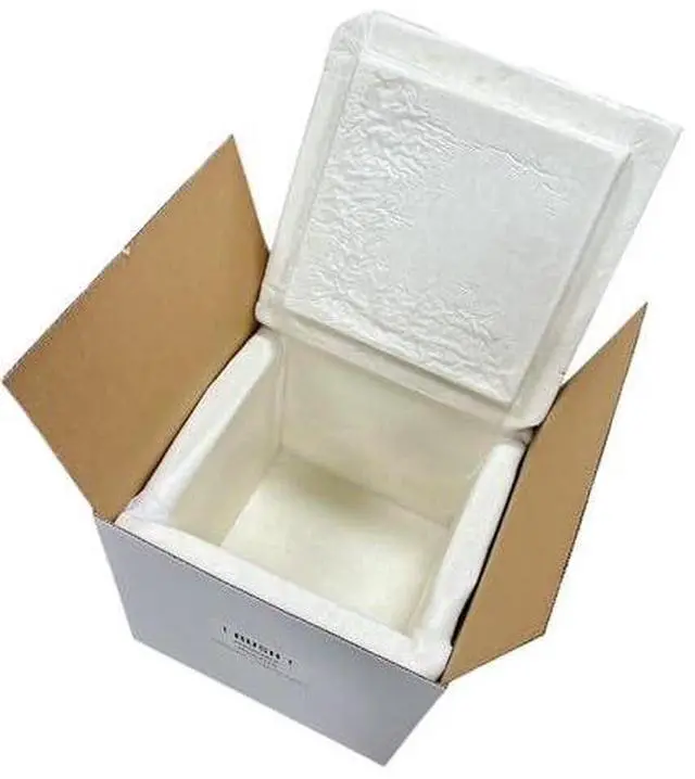 Alt view image 3 of 4 - UN18A Thermo Chill Insulated Carton with Foam Shipper - 18" x 18" x 18" Outer Dimensions - 14" x 14" x 12.5" Inner Dimensions