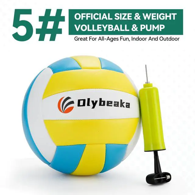 Alt view image 4 of 7 - 6-Angle Adjustable Volleyball Rebounder Net 7x4 ft with PU Volleyball and Stakes - Bounce Back Training Equipment for Practicing Volleying, Bumping, Spiking, Easy Set Up & Steady for Multi Sports