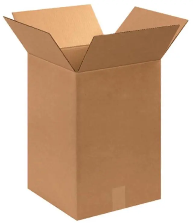 Main image of 121218 Corrugated Cardboard Box 12" L x 12" W x 18" H, Kraft, for Shipping, Packing and Moving (Pack of 25)