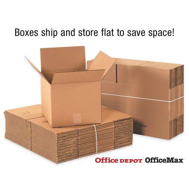 Alt view image 2 of 3 - 121218 Corrugated Cardboard Box 12" L x 12" W x 18" H, Kraft, for Shipping, Packing and Moving (Pack of 25)