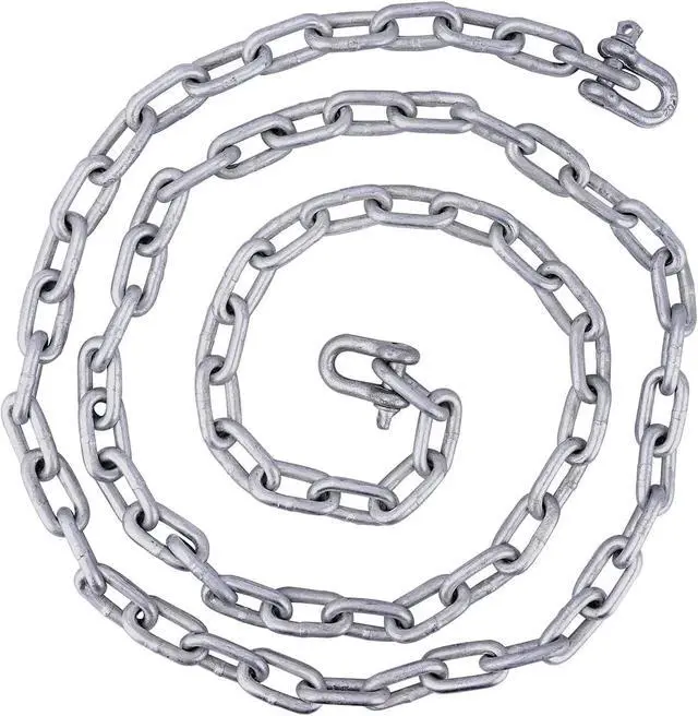 Alt view image 2 of 5 - Boat Anchor Kit Fluke Anchor with Chain and Anchor Rope Set for Boats Pontoon, Deck, Fishing, and Sail