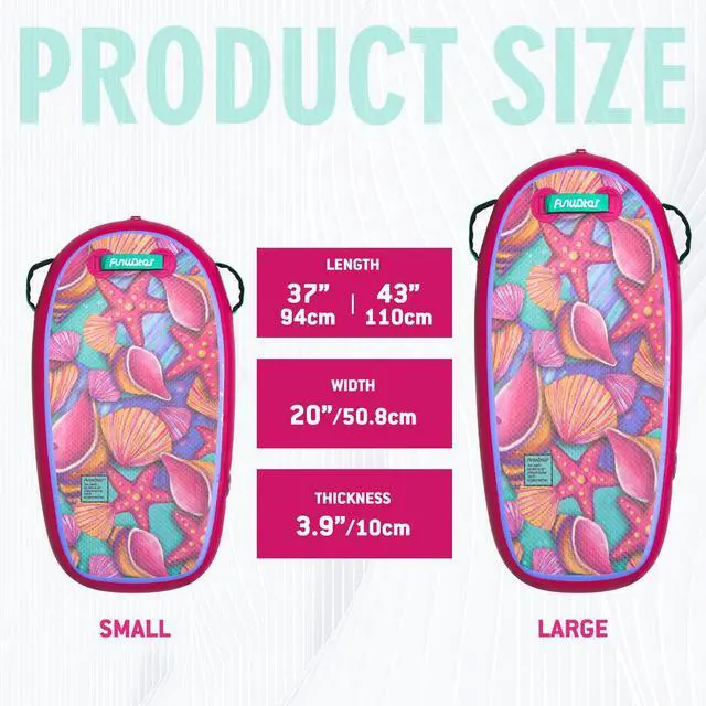 Alt view image 2 of 7 - Body Board - Beach Body Board - Ultra Lightweight PVC Core Body Board for Beach and Pool, with Wrap Wrist Straps, Foldable, Perfect Surf for Teens and Adults
