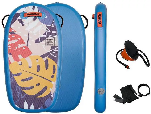 Main image of Body Board - Beach Body Board - Ultra Lightweight PVC Core Body Board for Beach and Pool, with Wrap Wrist Straps, Foldable, Perfect Surf for Teens and Adults