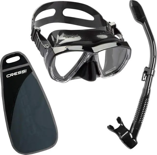 Main image of High Performance Snorkeling Kit - Adult Diving Mask and Snorkel - Big Eyes & Supernova Dry- Designed in Italy