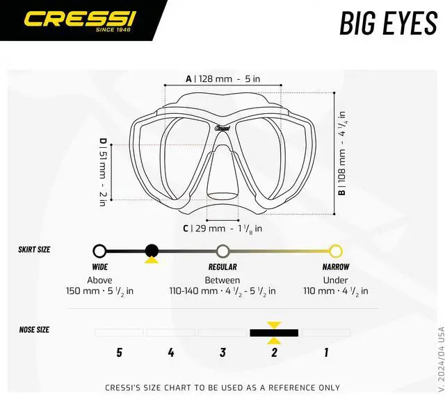 Alt view image 5 of 7 - High Performance Snorkeling Kit - Adult Diving Mask and Snorkel - Big Eyes & Supernova Dry- Designed in Italy