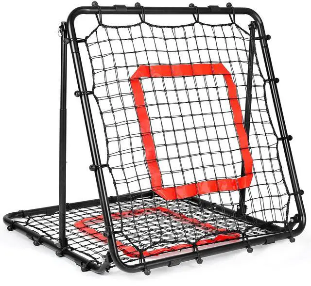 Main image of Baseball and Softball Rebounder Net,Baseball Rebounder,Volleyball Rebounder,Pitch Back Net,Multi-Sport Training Rebound Screen,with Pitching Target,Easy Adjustable Angles
