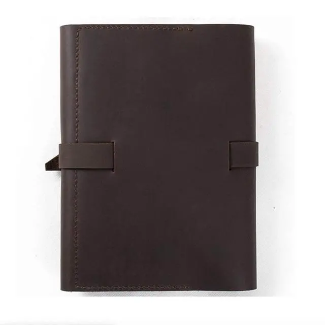 Alt view image 7 of 7 - PERSONALIZED LEATHER JOURNAL GIFT SET for Men & Women, Initials on Premium Leather Cover, Metal Pen, Refillable A5 Lined Paper Notebook, Leather Bound Vintage Diary, Travel Journals, Graduation Gifts