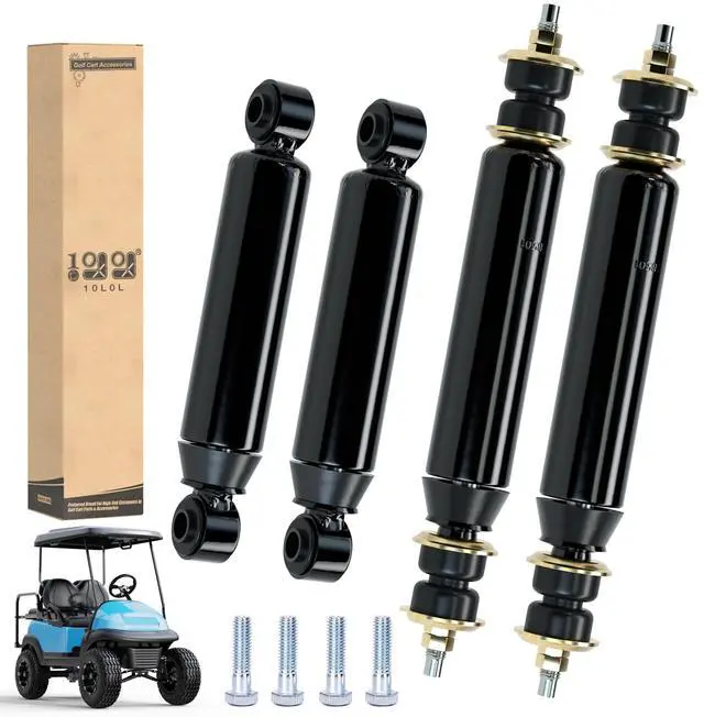 Main image of Golf Cart Shocks Absorbers Kit for Club Car Precedent, Onward, Tempo 2004-up Gas & Electric Models, Front and Rear Shocks Replace OEM 102288501 102588601 1013164 1014236 102706401 102588501