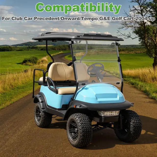 Alt view image 3 of 7 - Golf Cart Shocks Absorbers Kit for Club Car Precedent, Onward, Tempo 2004-up Gas & Electric Models, Front and Rear Shocks Replace OEM 102288501 102588601 1013164 1014236 102706401 102588501
