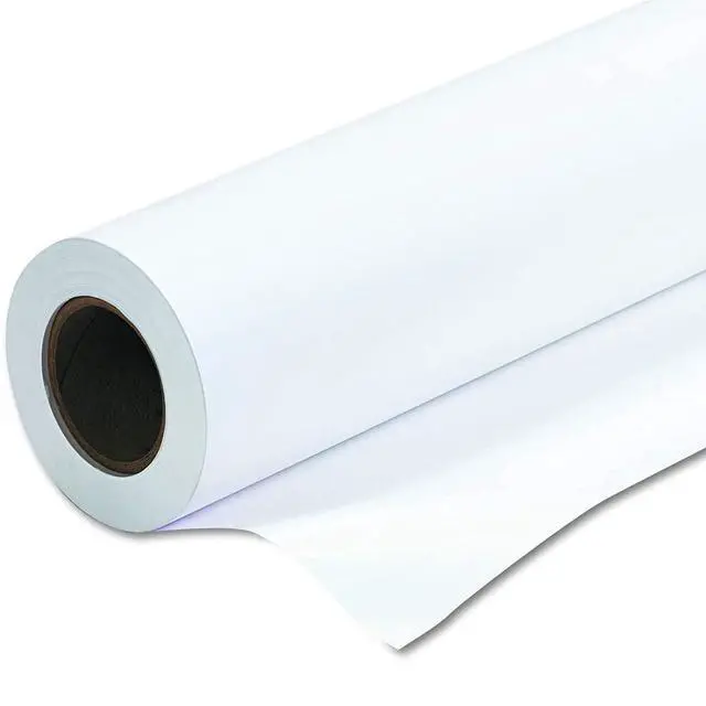 Alt view image 3 of 5 - (4 Rolls - 1 Case) Plotter Paper 36 x 150: Box of 4-36 x 150 ft. Rolls, 20 lb. C1861A Bond Paper on 2" Core (80 GSM) for CAD Printing on Wide Format Ink Jet Printers Premium Quality Bond Paper
