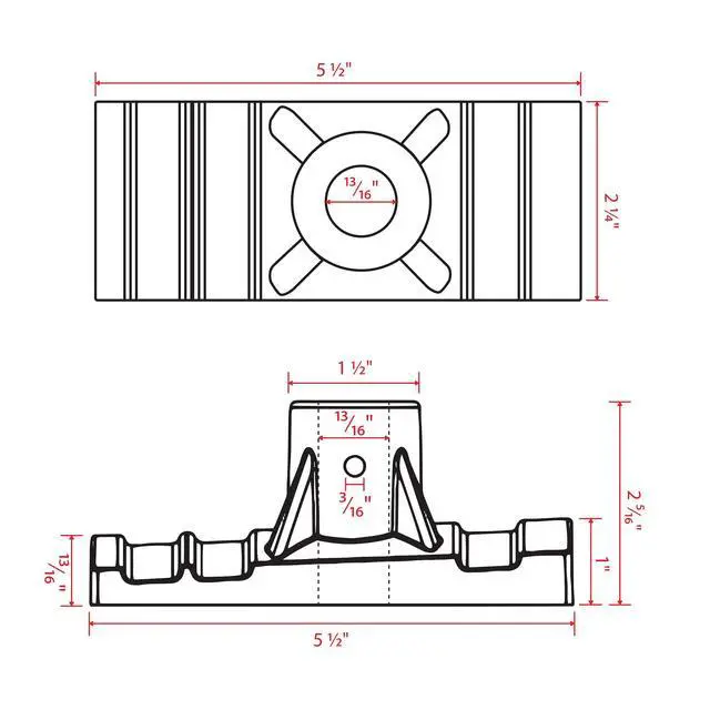 Alt view image 2 of 4 - 24" Street Light Pole Banner Bracket Hardware - Double Set