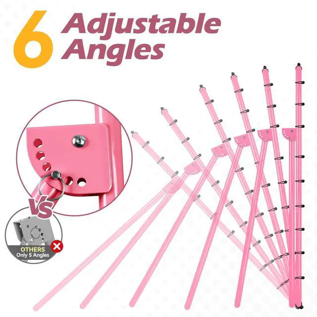 Alt view image 4 of 7 - 6-Angle Adjustable Volleyball Rebounder Net 7x4 ft with PU Volleyball and Stakes - Bounce Back Training Equipment for Practicing Volleying, Bumping, Spiking, Easy Set Up & Steady for Multi Sports