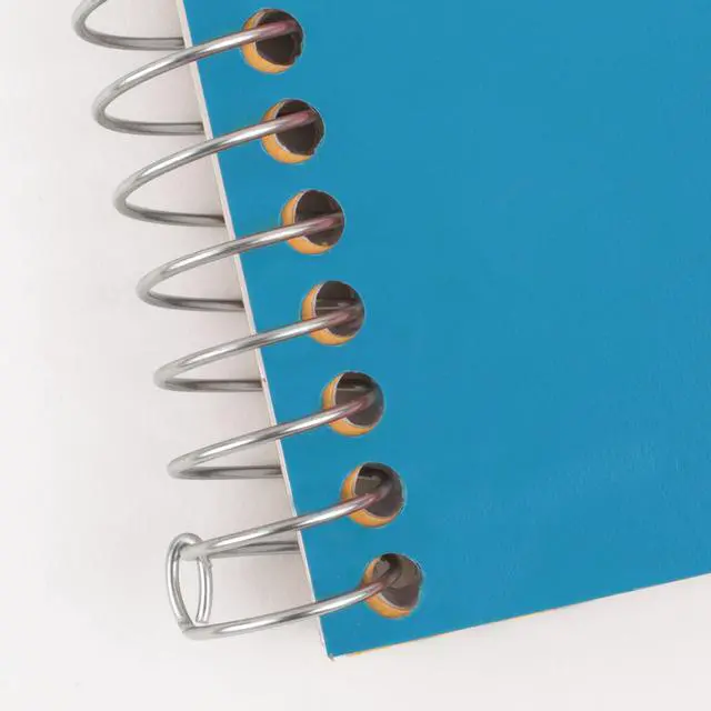 Alt view image 5 of 7 - Spiral Notebooks, 12 Pack, 1 Subject, College Ruled Paper, 7" x 4 -/8", Personal Size, 80 Sheets, Purple, Orange, Green, Blue, Gray, Black (450048B-ECM)