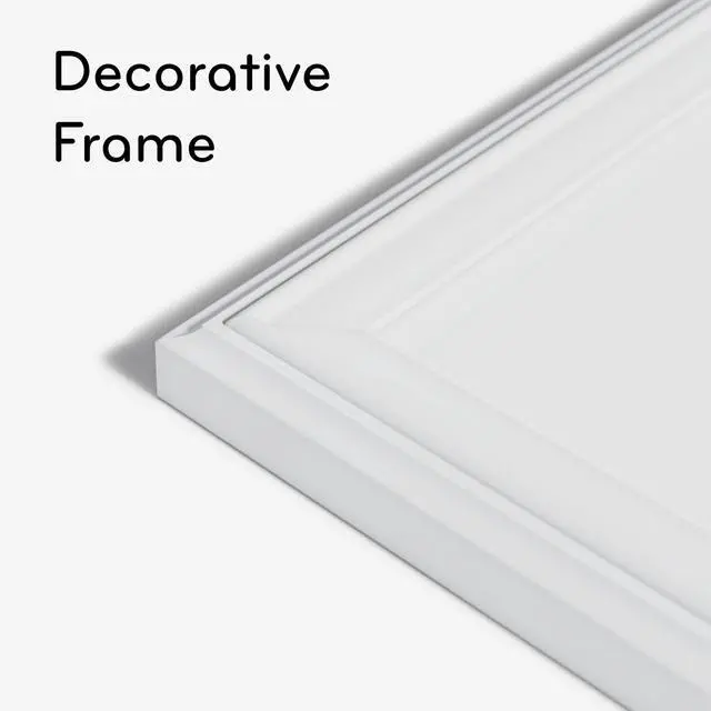 Alt view image 3 of 7 - Farmhouse Magnetic Dry Erase Board White Board, 40" x 30", White Wood Style Frame, Includes 2 Magnets