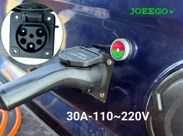 Alt view image 5 of 7 - Charging Power Cord Assembly for D2, D3, D5 & D-Max EV Golf Cart, for i20/i20U/i20L/i40/i40F/i40L/i60/i60F/i60L/i80 Model, 30A 110V~220V, Replaces OEM# 2.04.0620 (Orange 10ft Plus)