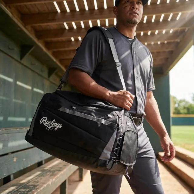 Alt view image 4 of 7 - MACH Hybrid Backpack/Duffle Equipment Bag | Baseball & Softball | Multiple Colors