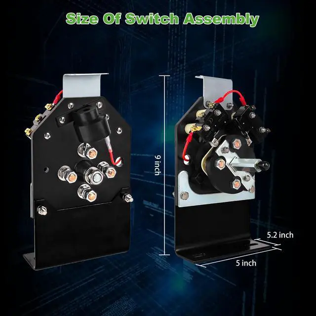 Alt view image 7 of 7 - Forward Reverse Switch Assembly for EZGO TXT 1994-up Golf Cart, OEM# 73036G01 70578G01 70578G02 73036-G01 70578-G01 70578-G02 Black
