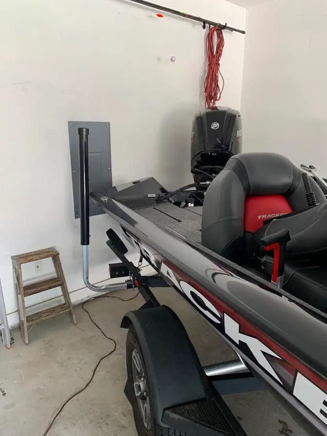 Alt view image 6 of 7 - Boat Trailer Guide-ons, 40"/48" Adjustable, 2PCS Rustproof Electro-Galvanized Steel Trailer Guide ons, Trailer Guides with PVC Pipes, for Ski Boat, Fishing Boat, Sailboat Trailer