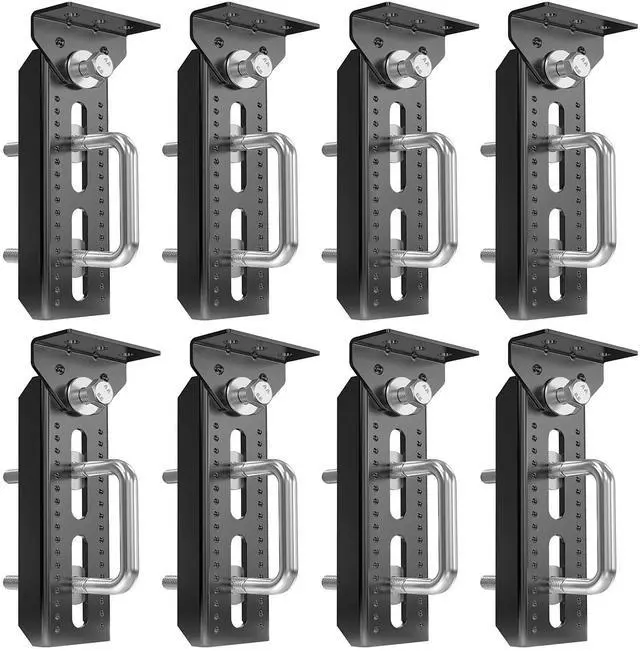 Main image of 8 PCS 8" Boat Trailer Bunk Brackets,Swivel Top Bunk Bracket Kit | Swivel Top Bunk Bracket Kit for 1.5"x3", 2"x3", 3"x3" Crossmembers,Complete Hardware Kit for Boat/Pontoon/Jet Ski Trailers