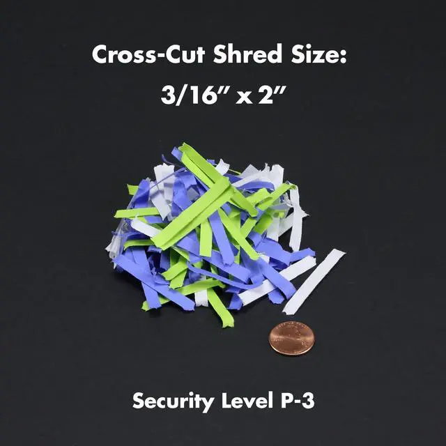 Alt view image 3 of 7 - AU1030XA 10-Sheet Crosscut Paper/Credit Card Shredder with 4.4-Gallon Wastebasket