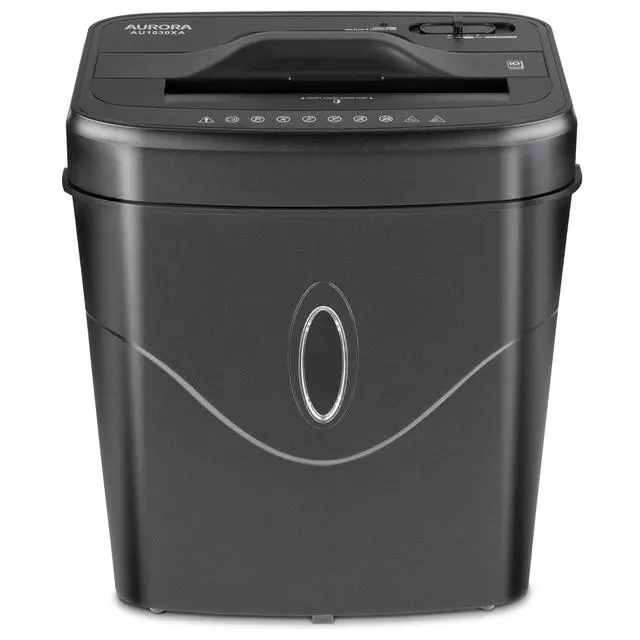 Alt view image 6 of 7 - AU1030XA 10-Sheet Crosscut Paper/Credit Card Shredder with 4.4-Gallon Wastebasket