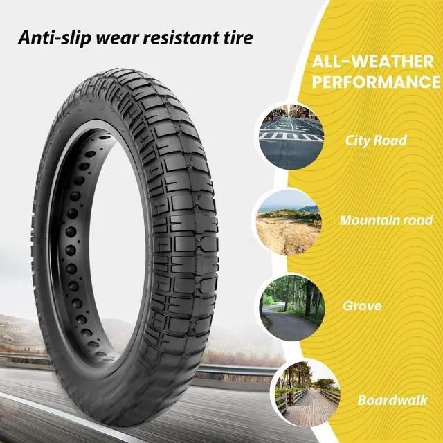 Alt view image 6 of 7 - E-Bike Fat Tire: 20x4.0/20x4.5/20x5.0/26x4.0 Inch Folding Heavy Duty Fat Tire for Electric Bicycle,MTB and Trike for Urban Commuting Or Off-Road Riding