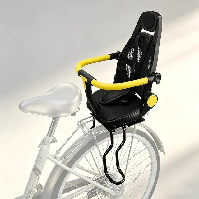 Main image of Rear Child Bike Seat, Width Adjustable Toddler & Baby Bike Seat for Adult Bike, Bike Chair for Bicycle, Kids Seat Fits Children 2~6 Years, Supports Up to 55 lbs