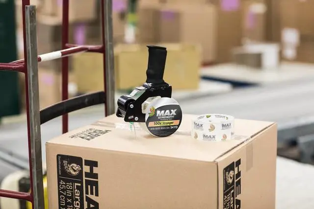 Alt view image 5 of 7 - Max Strength Clear Packing Tape Refills 12 Rolls of Maximum Strength Heavy Duty Packaging Tape for Shipping & Moving, Strong Packing Tape for Boxes, 1.88 Inch x 54.6 Yards, Clear (287734)