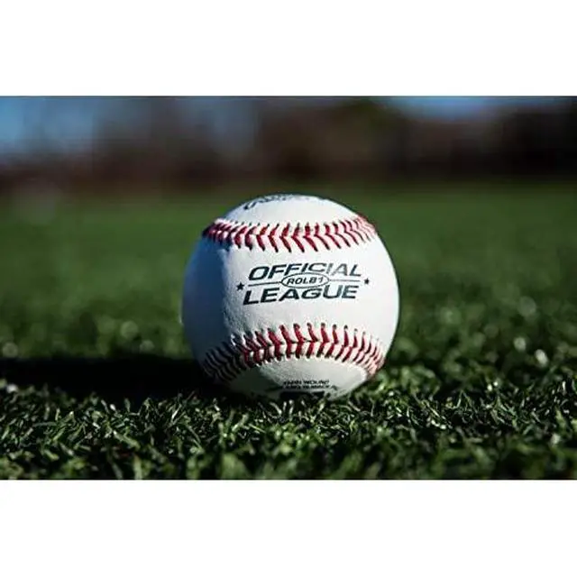 Alt view image 3 of 7 - Official League Baseballs | Competition Grade | ROLB1 | Youth/14U | Game/Practice Use | 12 Count