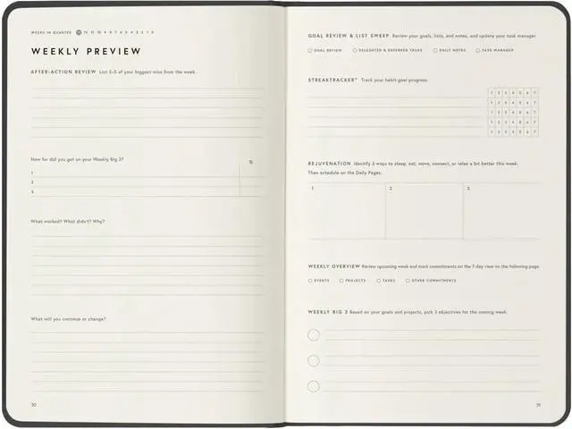 Alt view image 2 of 3 - Leather Planner (Saddle)