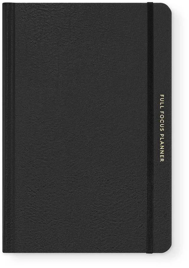 Main image of Leather Planner by Michael Hyatt - The #1 Daily Planner to Set Annual Goals, Increase Focus, Eliminate Overwhelm, and Achieve Your Biggest Goals - Hardcover (Black)