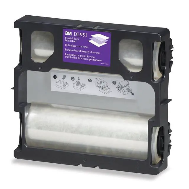 Alt view image 2 of 7 - Dual Laminate Refill Cartridge for Laminator Machine, Transparent