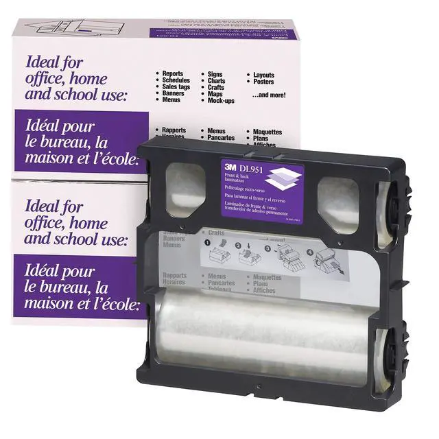 Alt view image 4 of 7 - Dual Laminate Refill Cartridge for Laminator Machine, Transparent